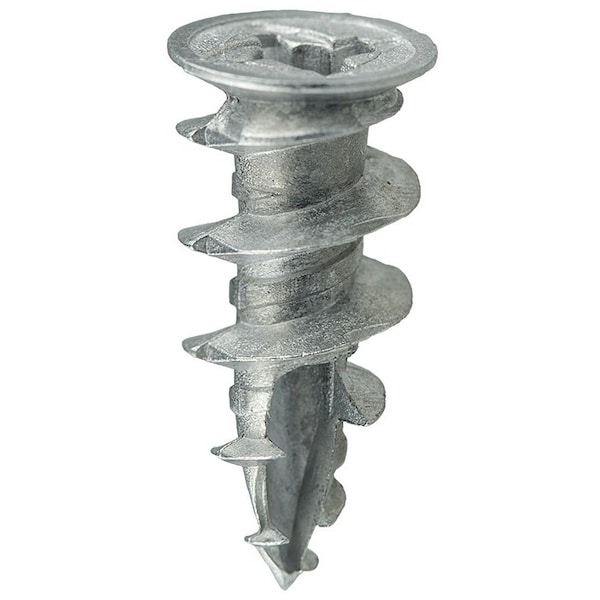 Screw Anchor, 1" L, Zamac Alloy, 100 PK